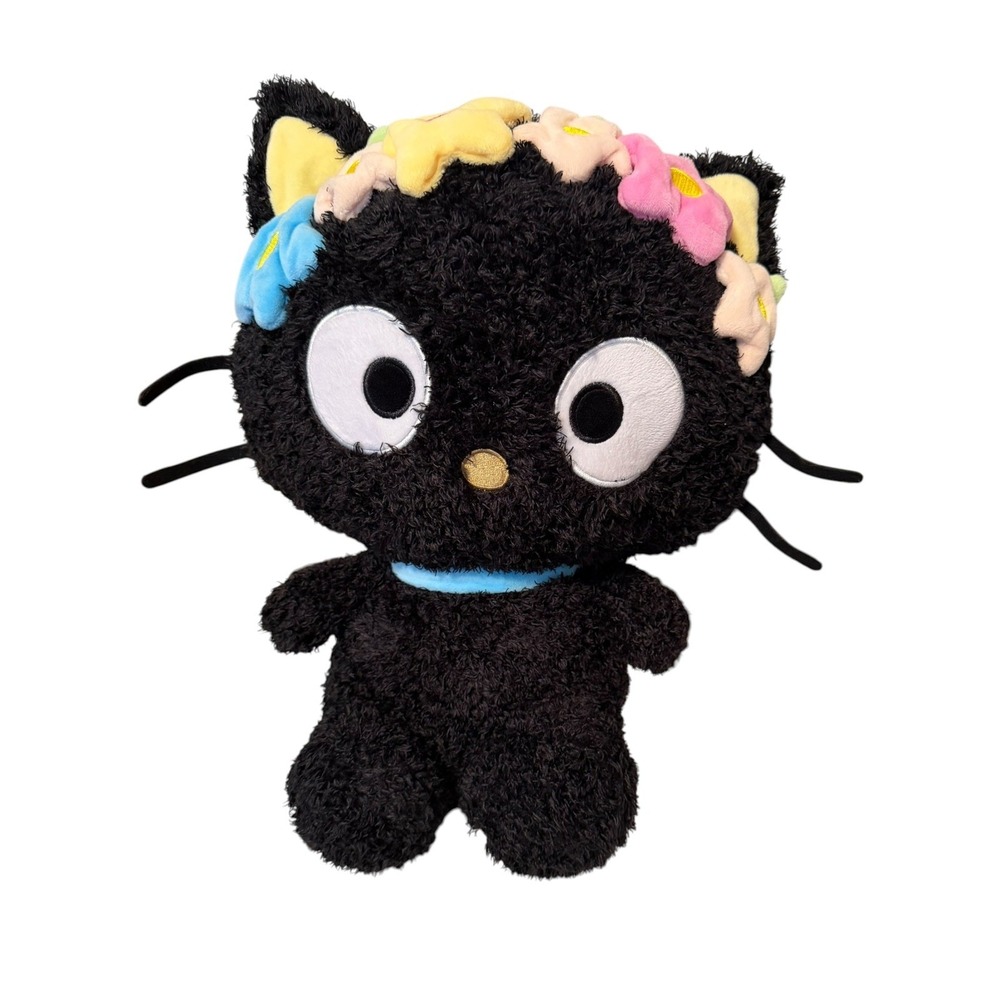 CHOCOCAT Hello Kitty Flowers Plush 16" Rare Easter Sanrio